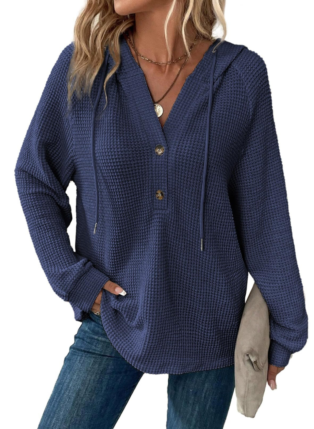 🔥 Women's Knitted Long Sleeve Casual Sweatshirt